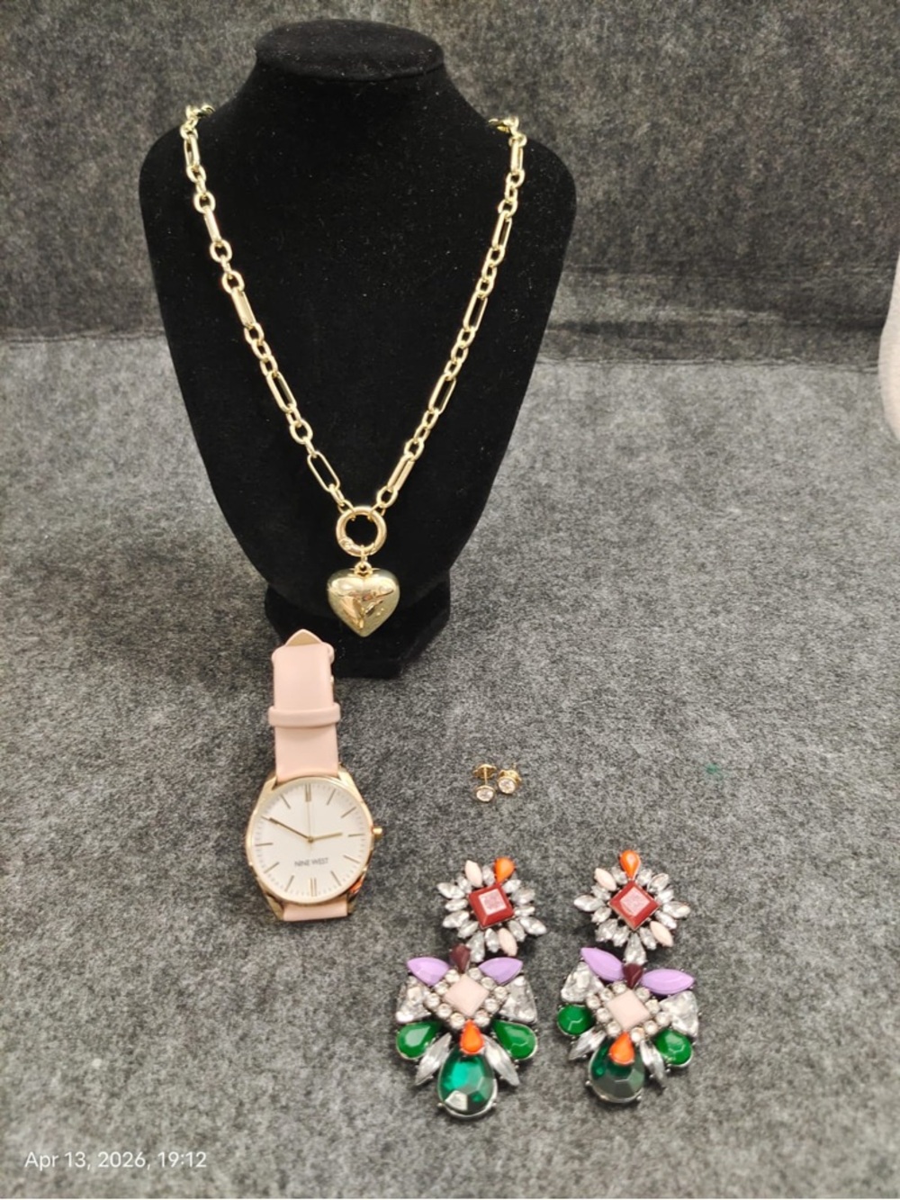 NWOT Nordstrom Jewelry Bundle of Necklace, Bracelet, Earrings & Watch
